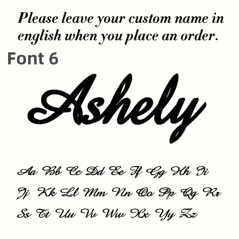 Næsteforælsket i Stål Navnesmykke