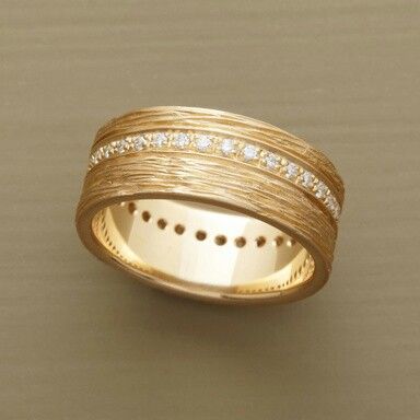 Vintage Guld Fin Zirconia Ring