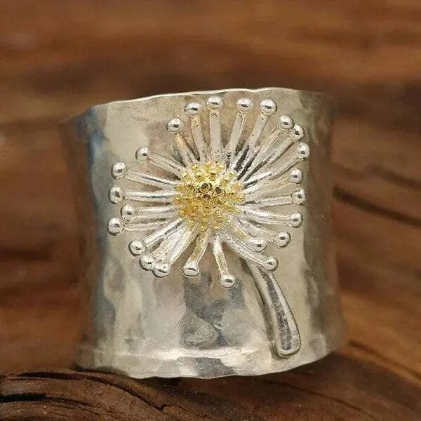 Blomstrende Marguerit Bred Ring