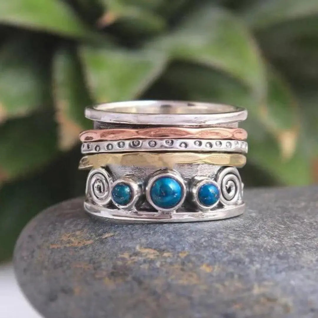 Bohemsk Safir Meditationsring