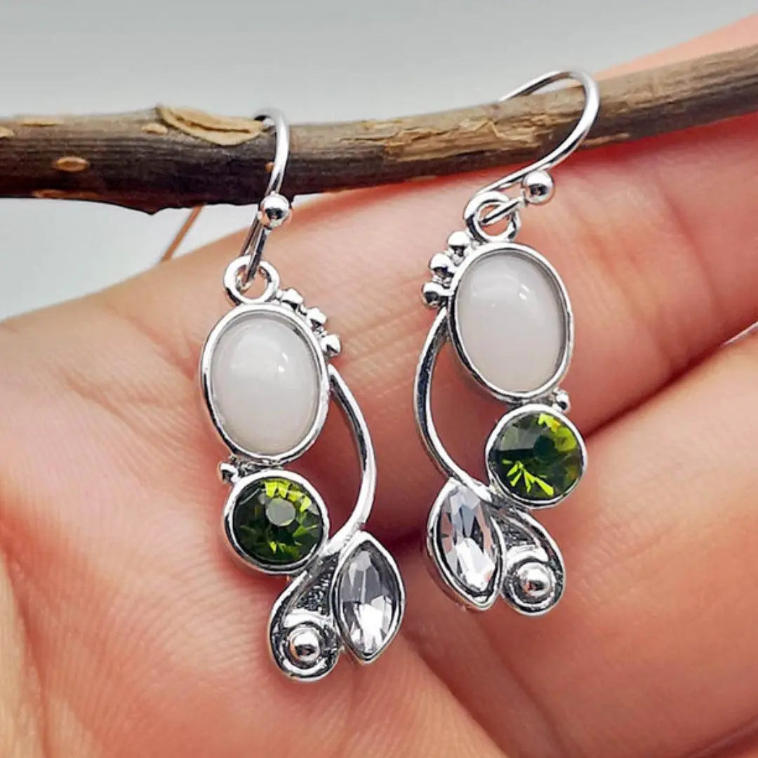 Vintage månestensørre med krystaller