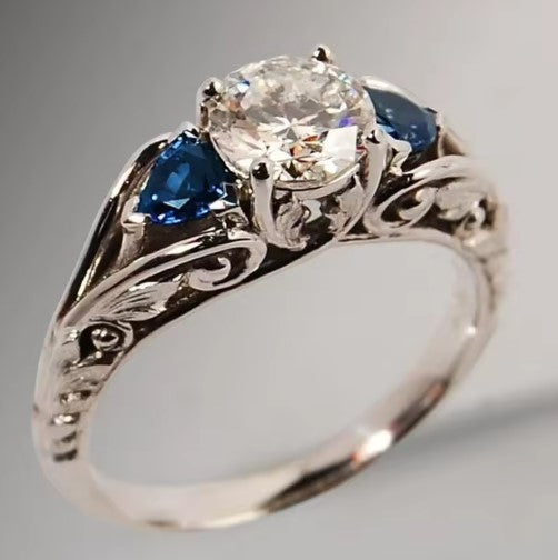 Vintage Boutique Hvide Zirkon Ringe