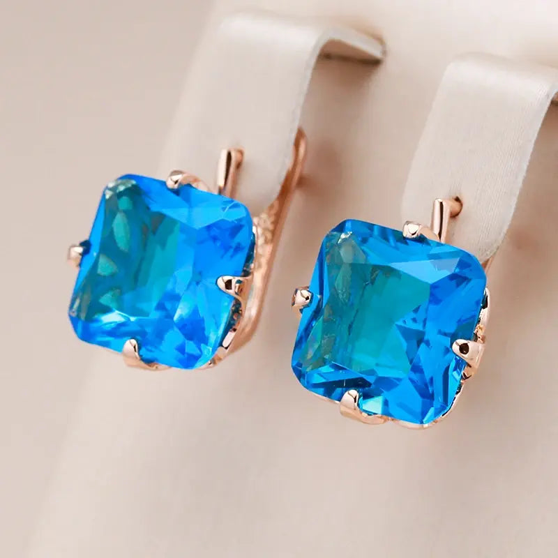 Guld Cubic Zirconia Øreringe