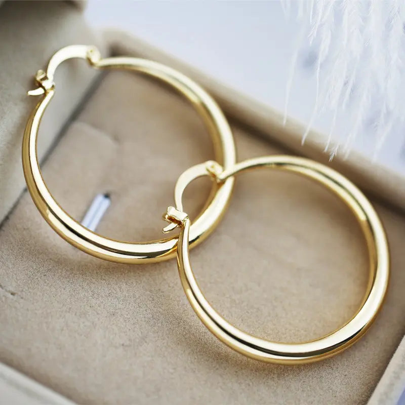 Vintage gyldne hoops