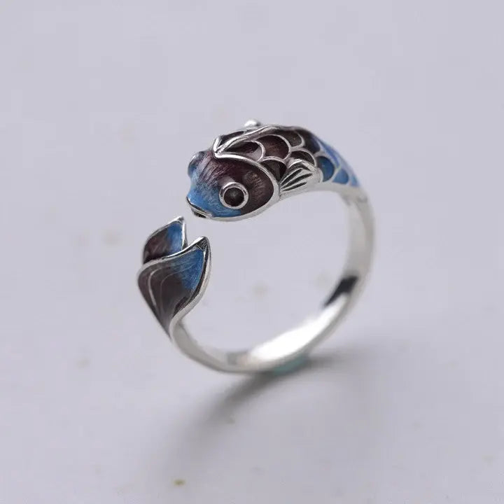 Vintage Koi Fisk Ring