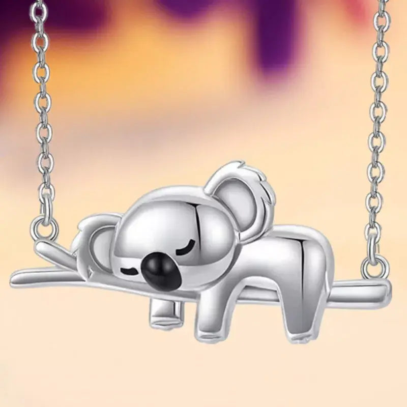 Sølv Koala Halskæde