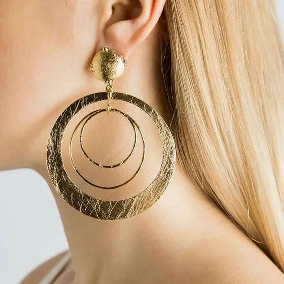 Boho gyldne cirkeloer