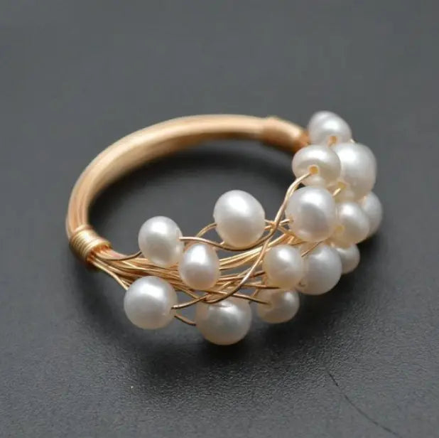 Vintage Perle Nest Ring