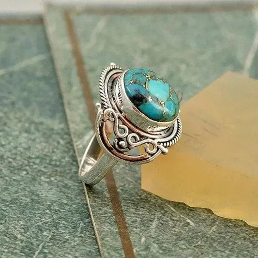 Boho Turkis Ring
