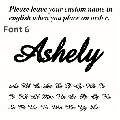 Næsteforælsket i Stål Navnesmykke