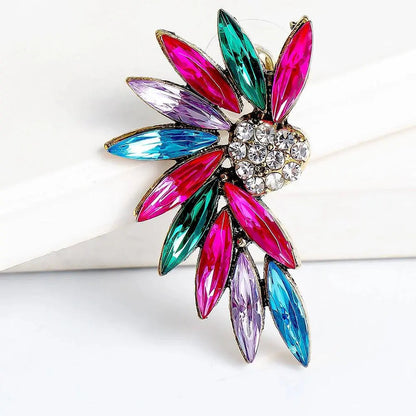 Hjertevingeøreringe med zirkoner