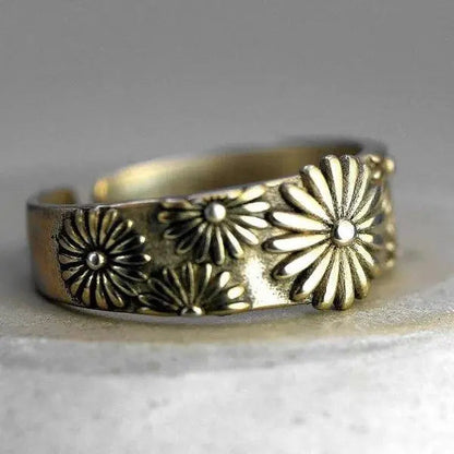 Guld Daisy Ring