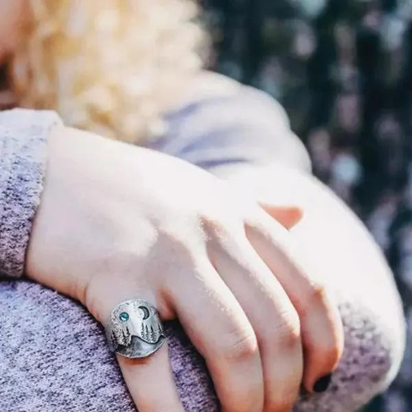 Skov Blå Måne Ring