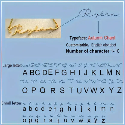 Elegant tilpasset navnesmykke