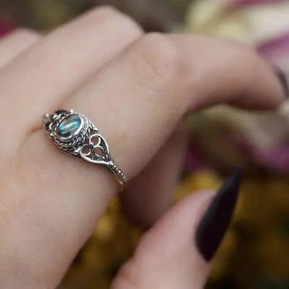 Regnbue Skal Filigran Design Ring