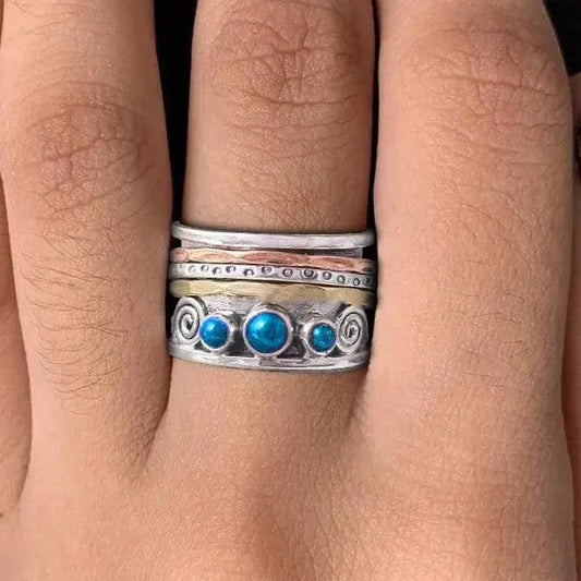 Bohemsk Safir Meditationsring