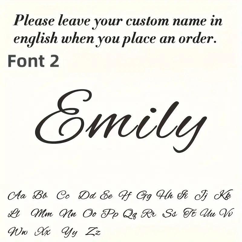 Næsteforælsket i Stål Navnesmykke