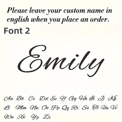 Næsteforælsket i Stål Navnesmykke