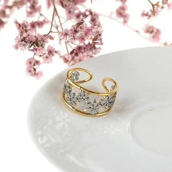 Uregelmæssig Hult Daisy Ring