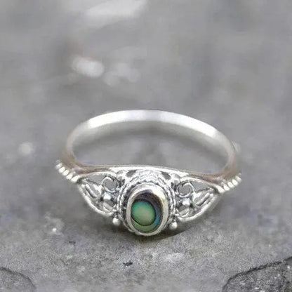 Regnbue Skal Filigran Design Ring