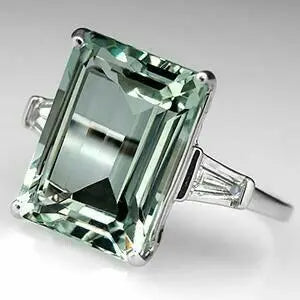 Vintage Turkis Krystal Ring