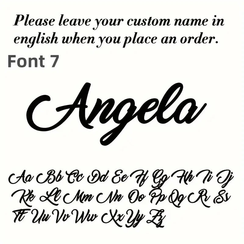 Næsteforælsket i Stål Navnesmykke