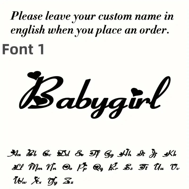 Næsteforælsket i Stål Navnesmykke