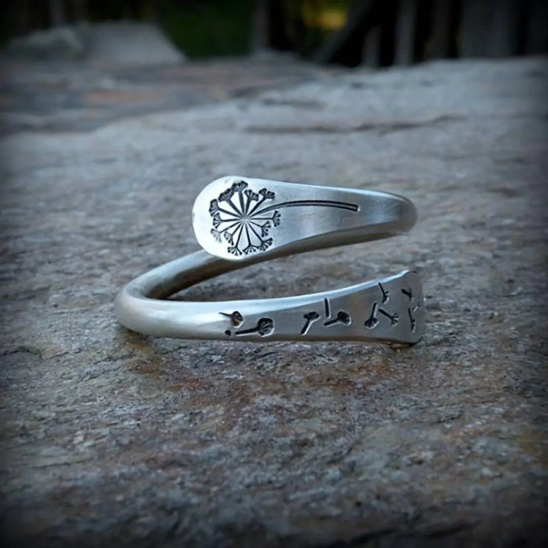 Vintage Åben Mælkebøtte Ring