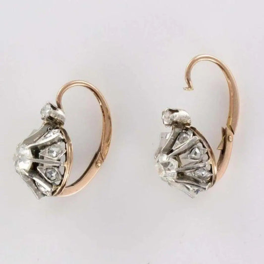 Vintage Zirconia Små Øreringe