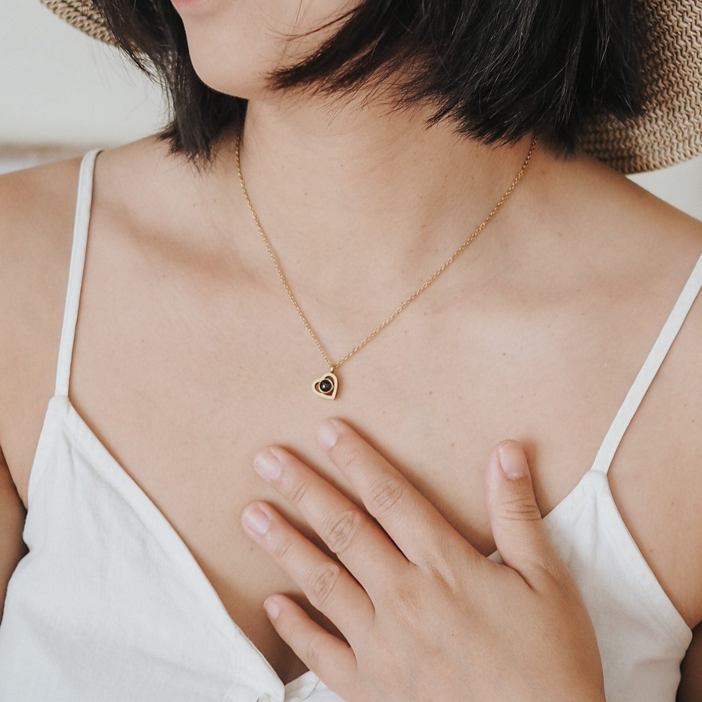 Personligt fotokæde med dit eget billede