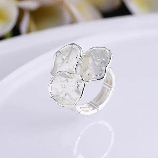 Klassisk Cirkel Emalje Ring