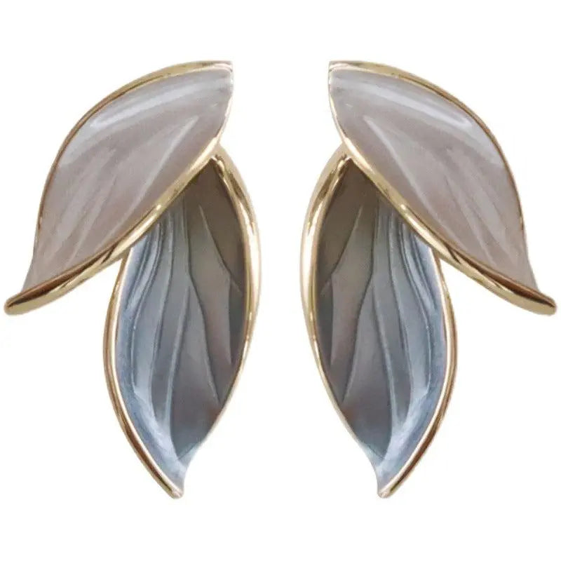 Luksuriøse håndmalede emaljeøreringe Lucky Wings