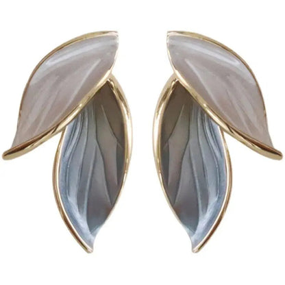 Luksuriøse håndmalede emaljeøreringe Lucky Wings