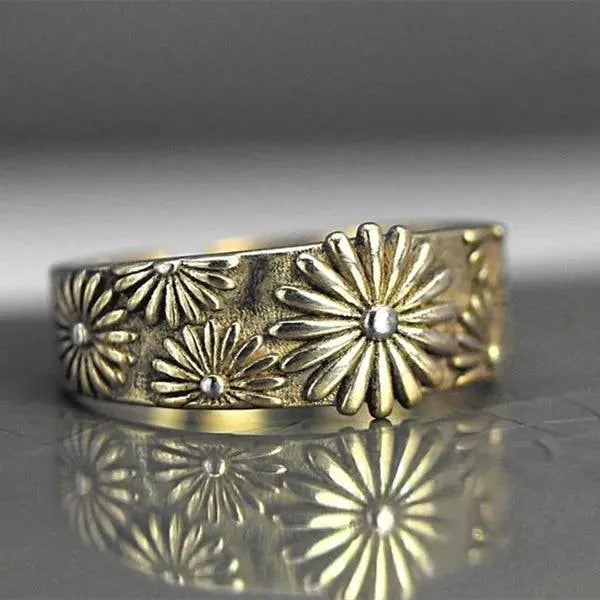 Guld Daisy Ring