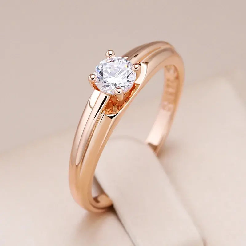 Elegant zirkonia ring