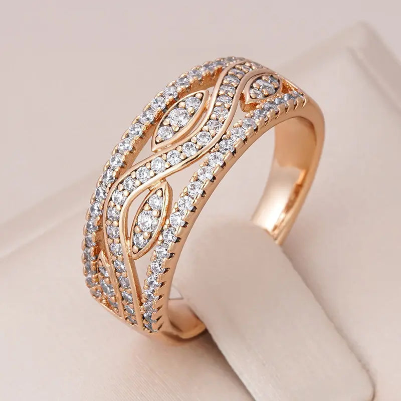 Elegant Skinnende Ring