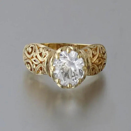 Guld Zirkonium Ring