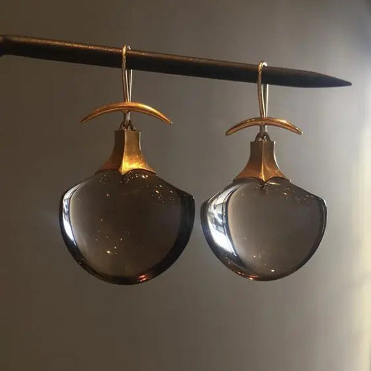 Vintage kosmiske krystal øreringe