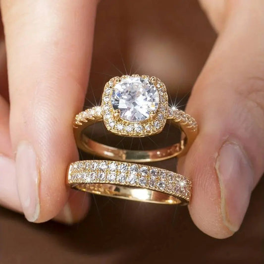Gyldne Vintage Ringene