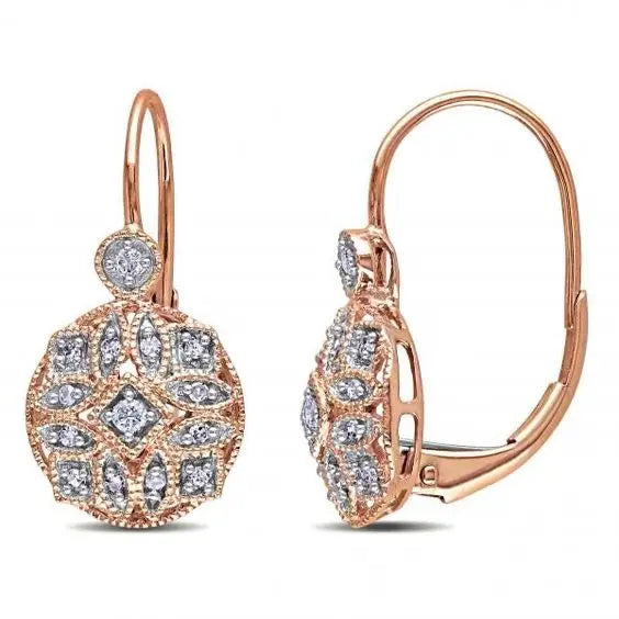 Elegant Krystal Mandala Øreringe