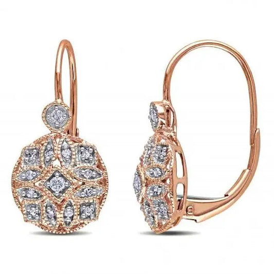 Elegant Krystal Mandala Øreringe