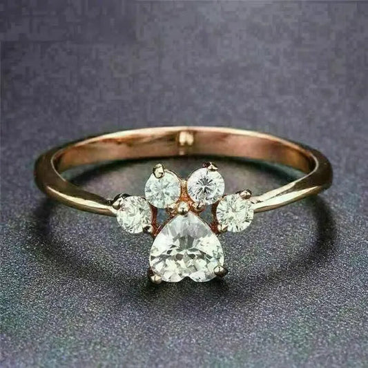 Vintage Zirconia Pote Ring